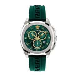 Chrono Geo Chronograph Uhr Grün Gold