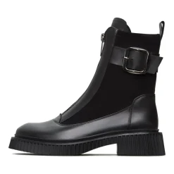 Chunky Sole Ankle Boots Ciara - Schwarz