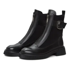 Chunky Sole Ankle Boots Ciara - Schwarz