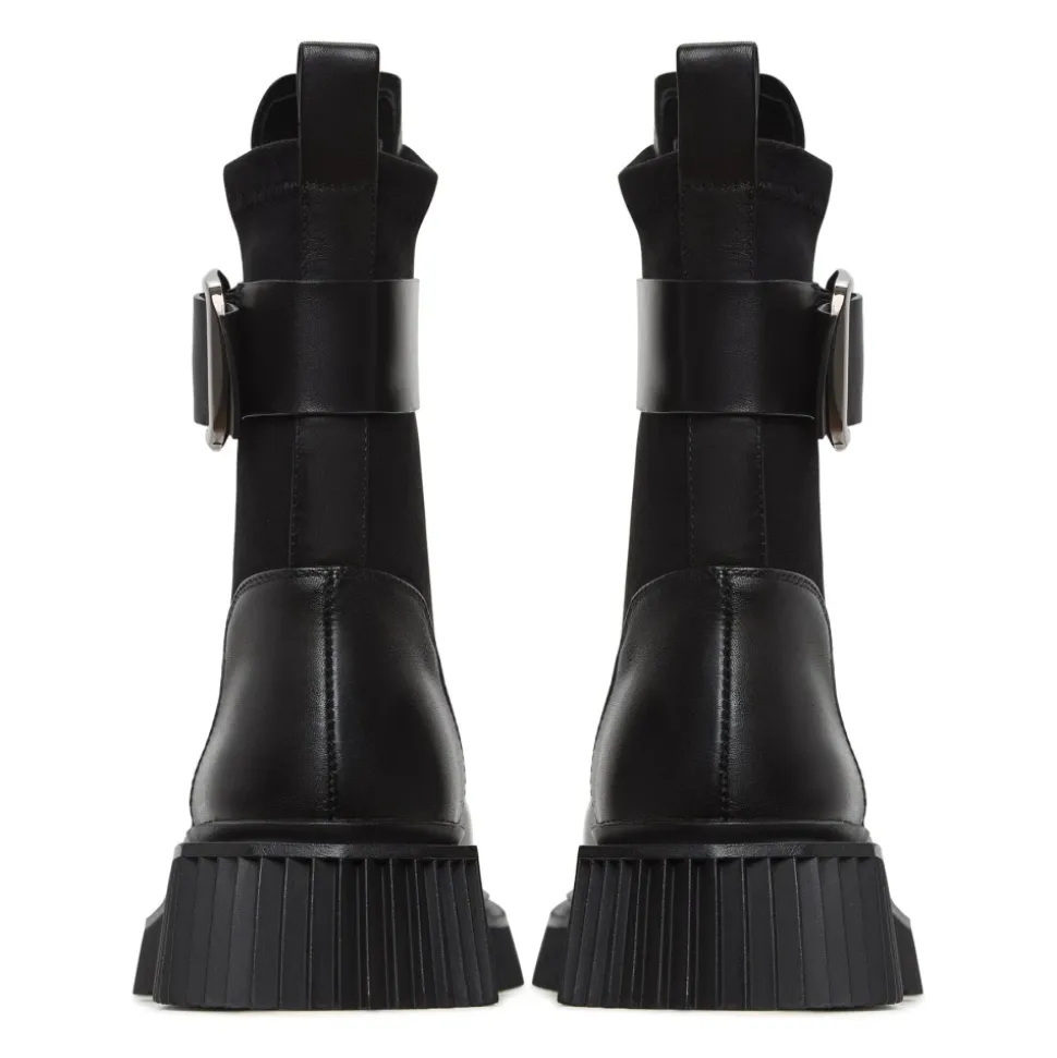 Chunky Sole Ankle Boots Ciara - Schwarz