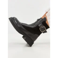 Chunky Sole Ankle Boots Ciara - Schwarz
