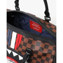 City Checkered Weekender Reisetasche