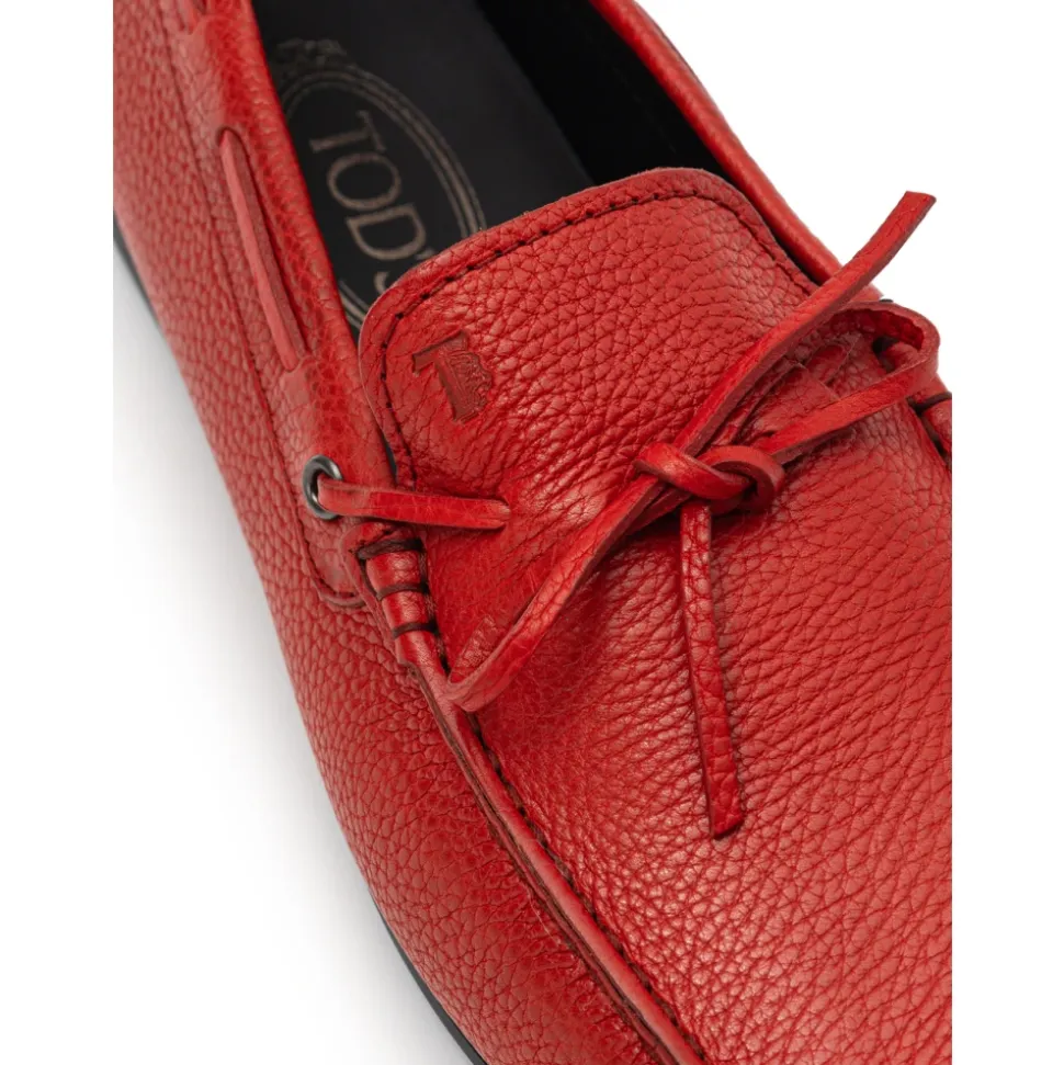 City-Loafer mit Schnürdetail