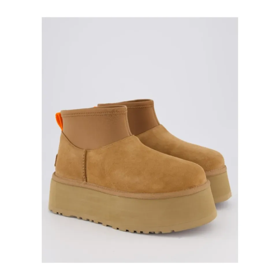 Classic Mini Dipper Stiefel Chestnut