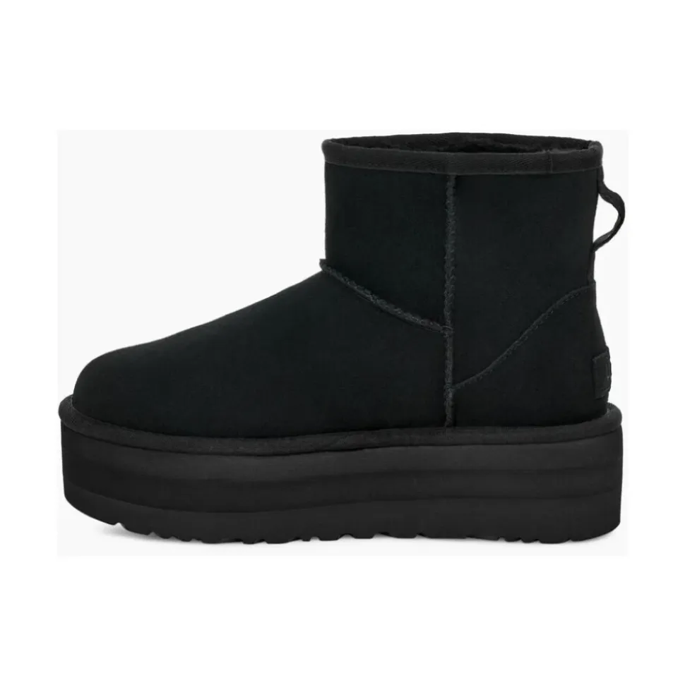 Classic Mini Platform Stiefel Black