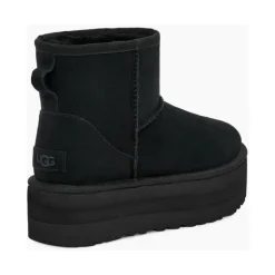 Classic Mini Platform Stiefel Black