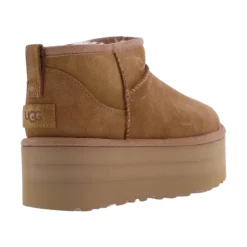 Classic Ultra Mini Platform Boots Chestnut