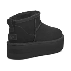 Classic Ultra Mini Platform Stiefel Black