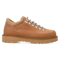 Cognac Geschlossener Low-Top-Stiefel