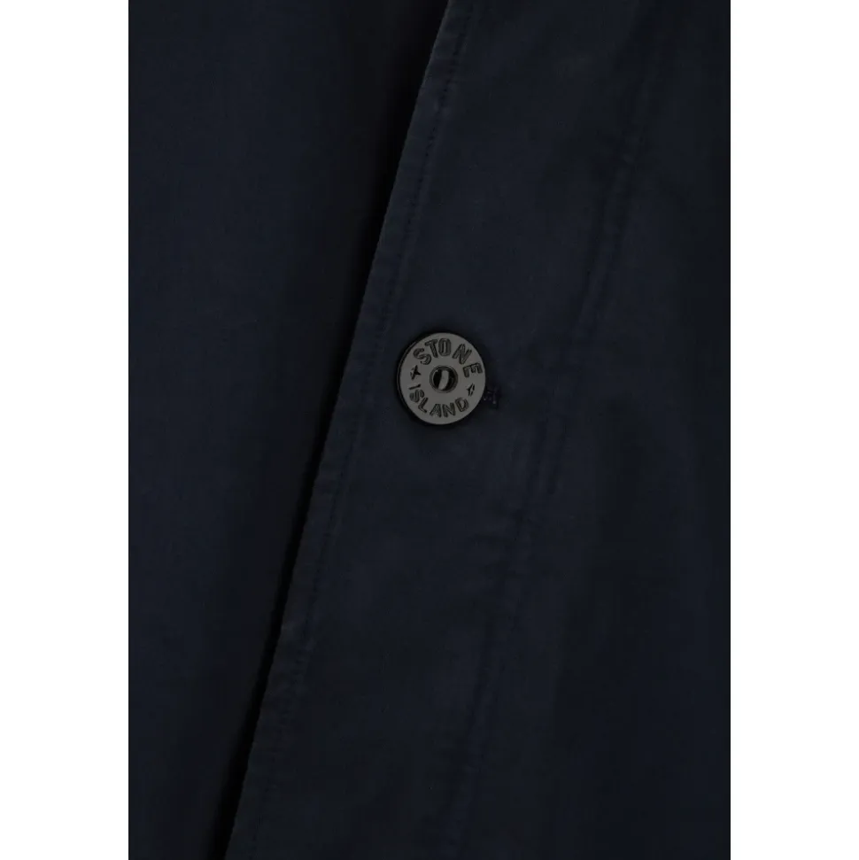 Compass-Badge Button-Up Mantel