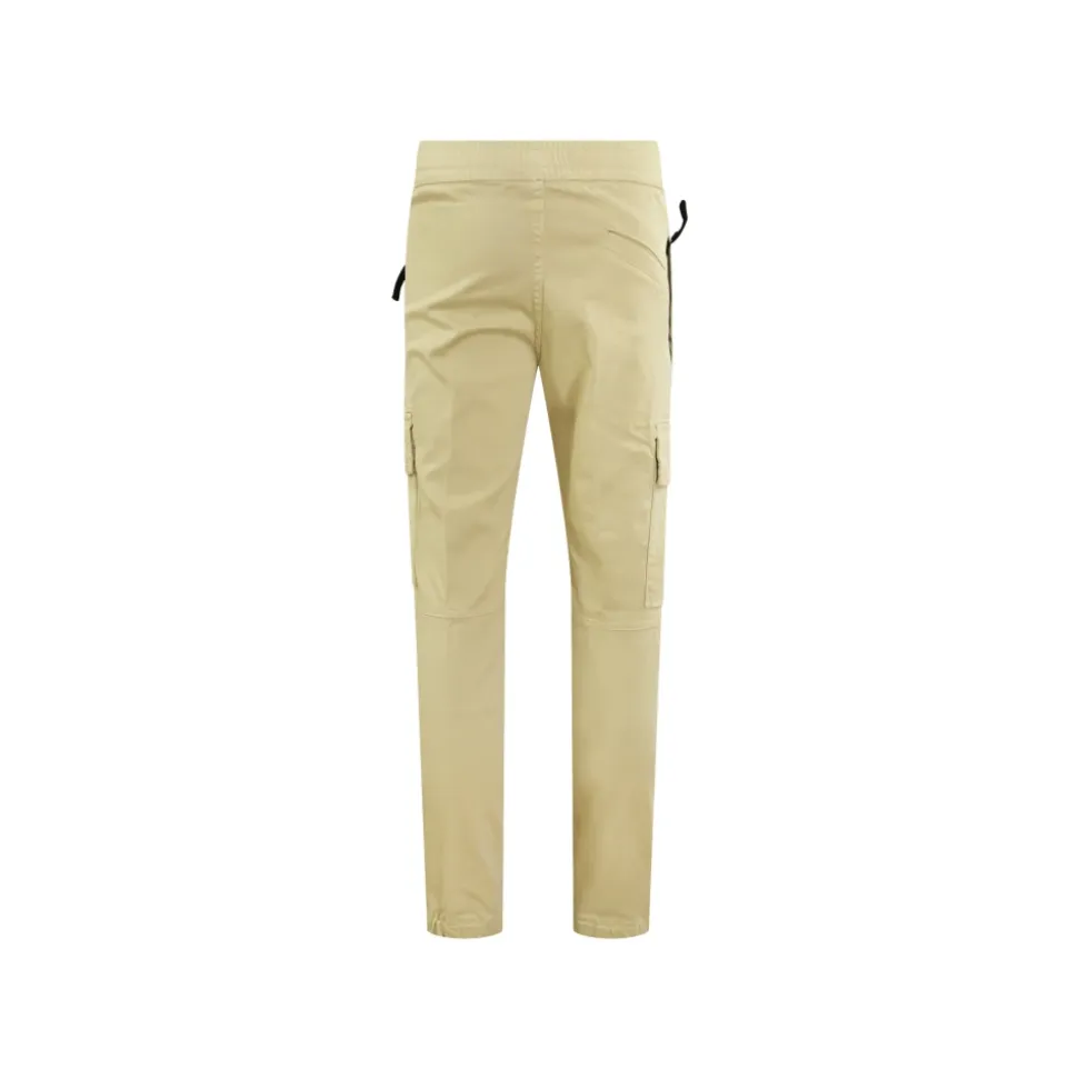 Compass-Motif High Waist Trousers