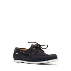 Contrast Sole Boat Shoes