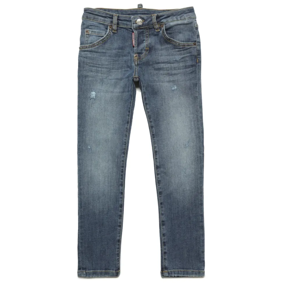 Cool Girl Skinny Jeans mit Front-Rissen