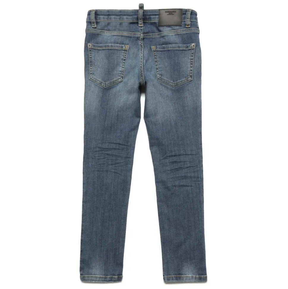 Cool Girl Skinny Jeans mit Front-Rissen