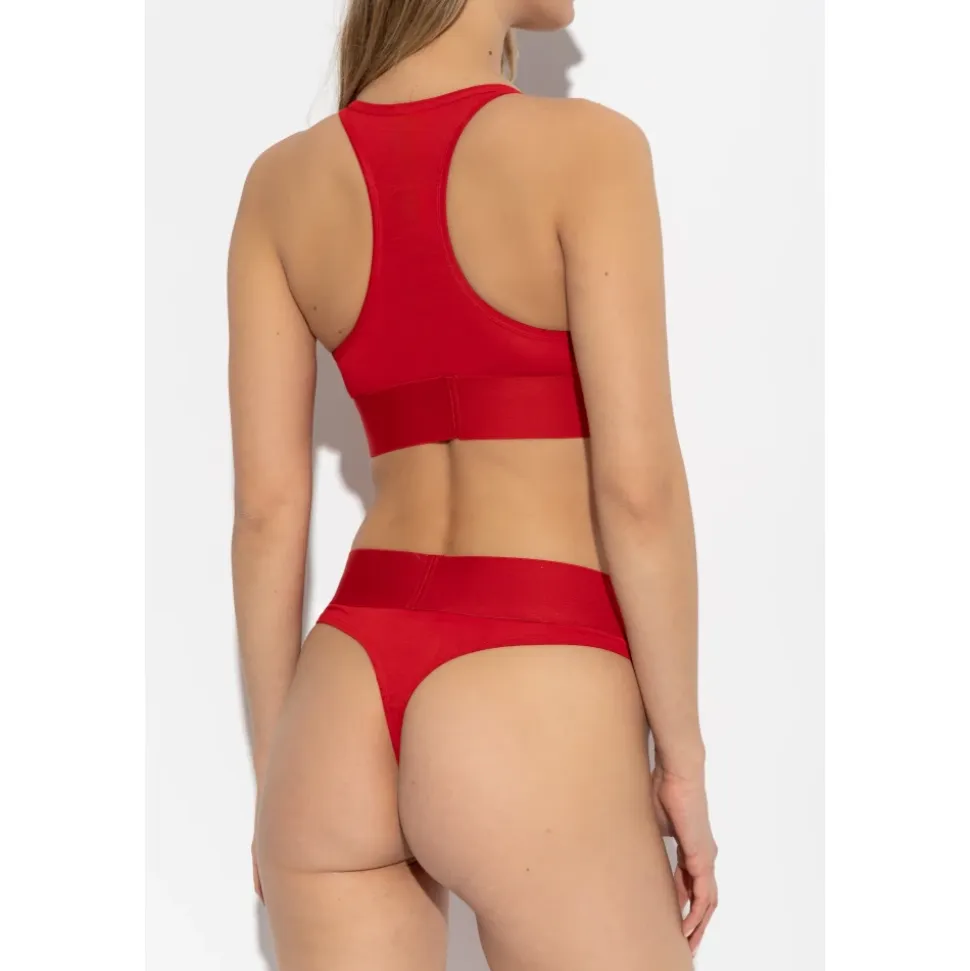 Cotton Race Bralette