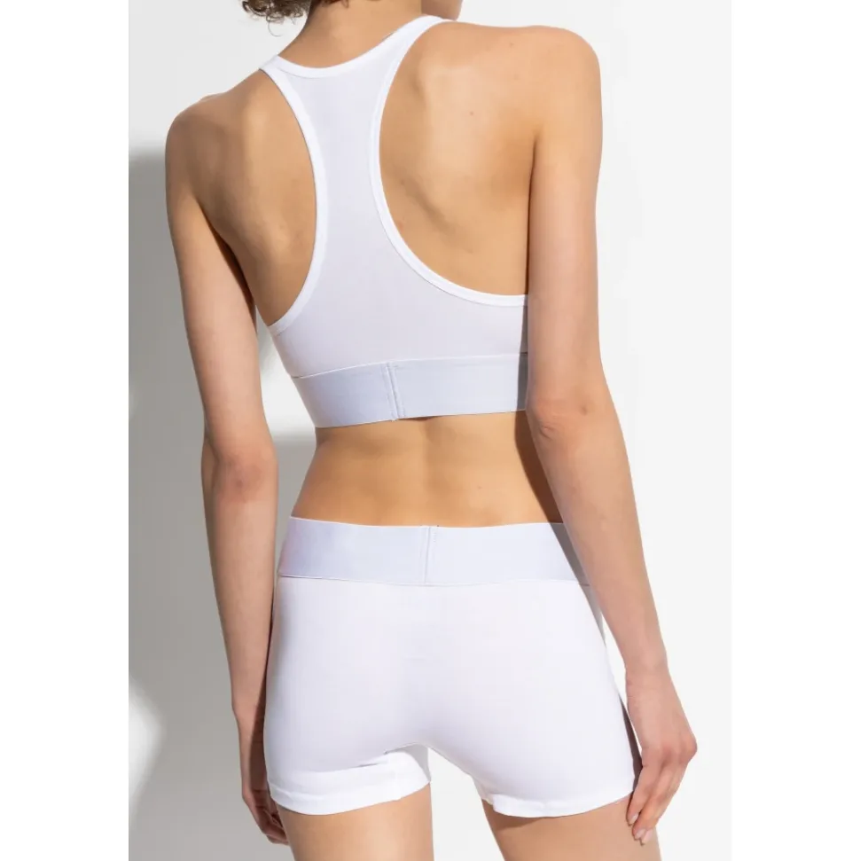 Cotton Race Bralette