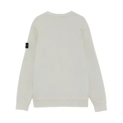 Crew Neck Logo-Patch Sweatshirt