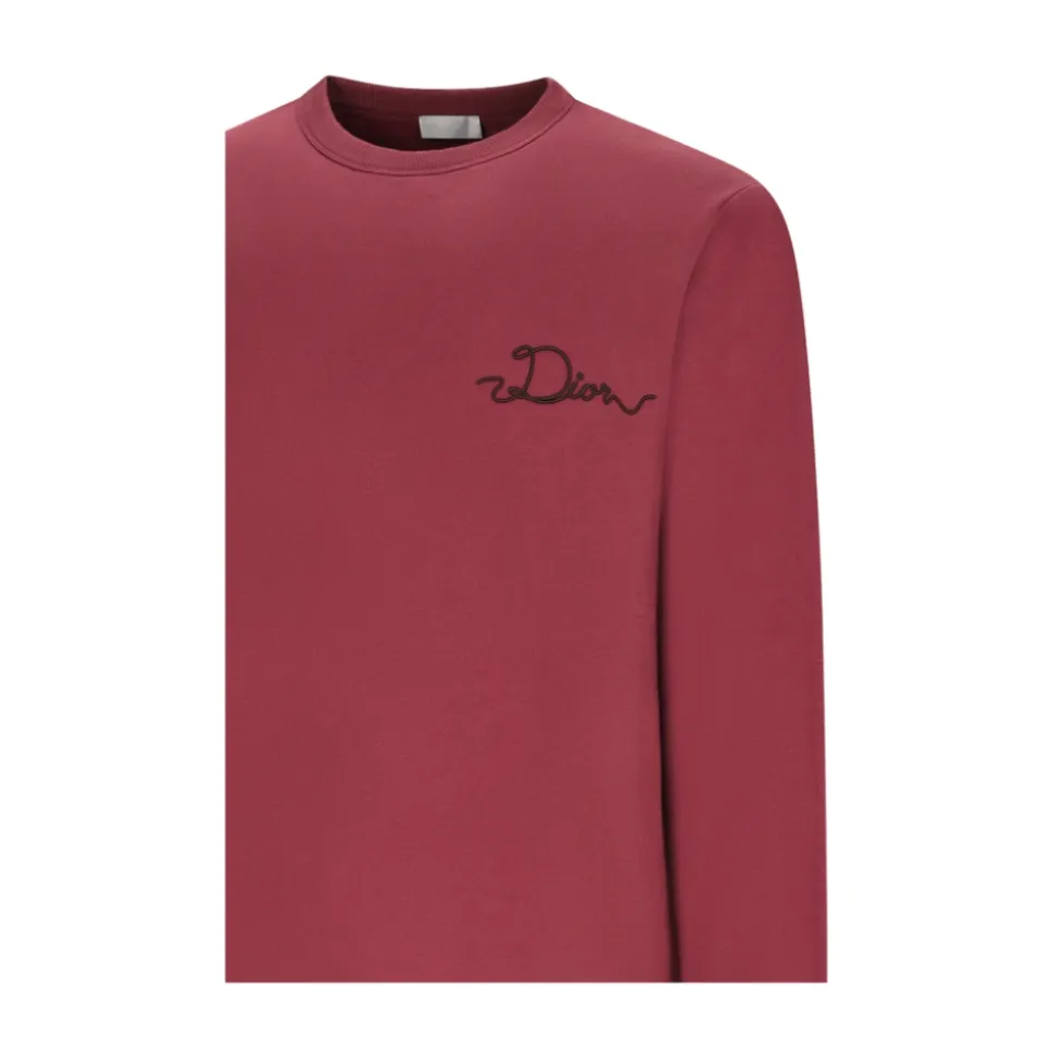 Crewneck 71cm Ribben Embroidery Fashion Fit