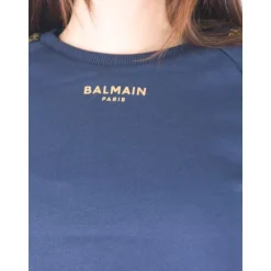 Crewneck Sweatshirt mit Logo-Tape