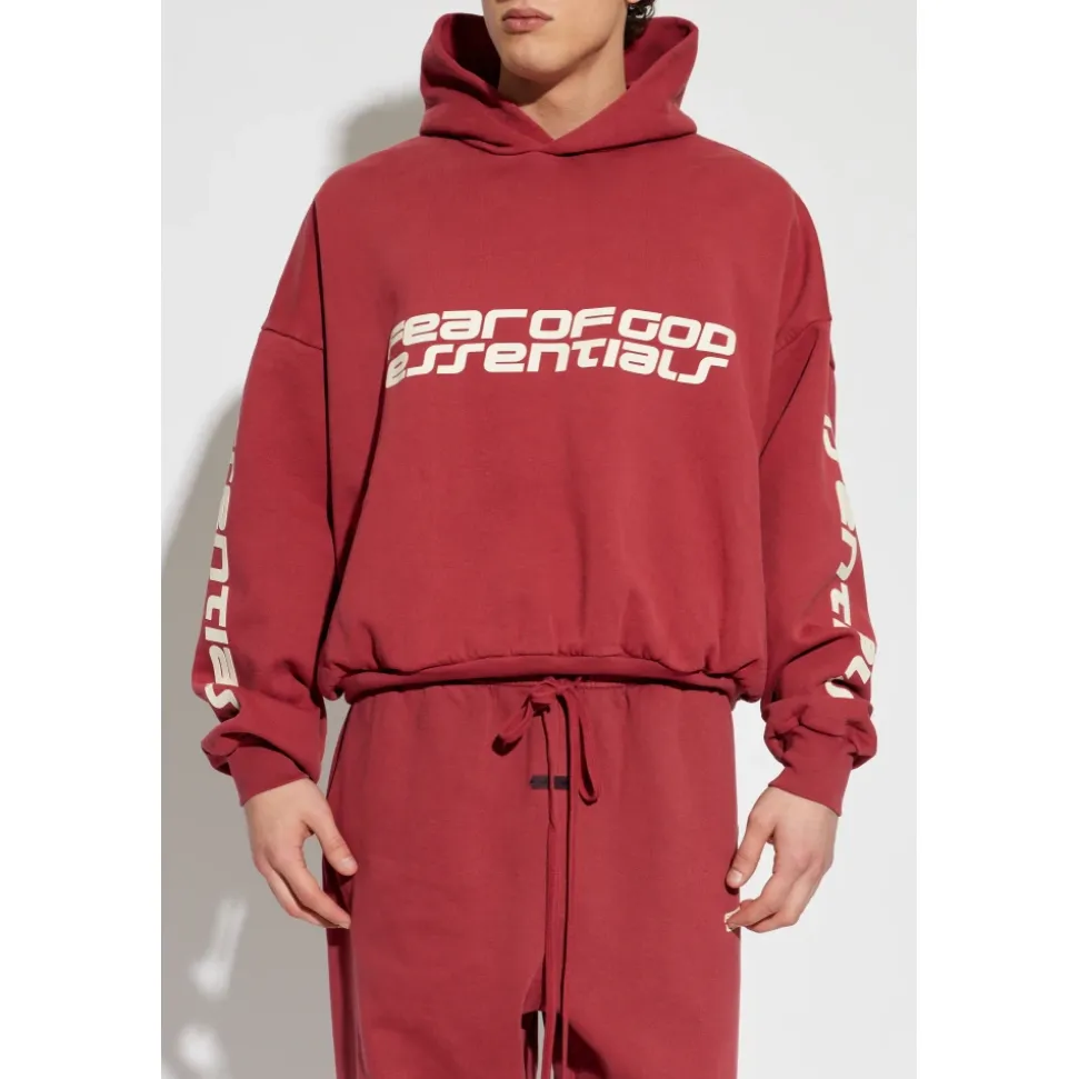 Cropped Relaxed Hoodie