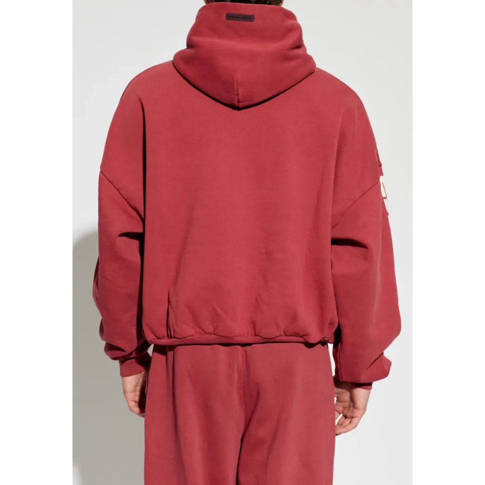 Cropped Relaxed Hoodie