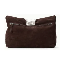 Cuff Suede Clutch