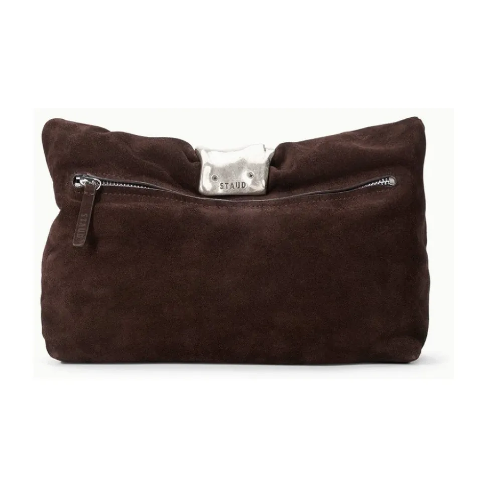 Cuff Suede Clutch