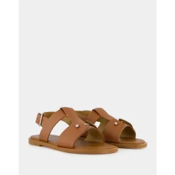 Cuoio Leder Sandalen mit Metall Detail