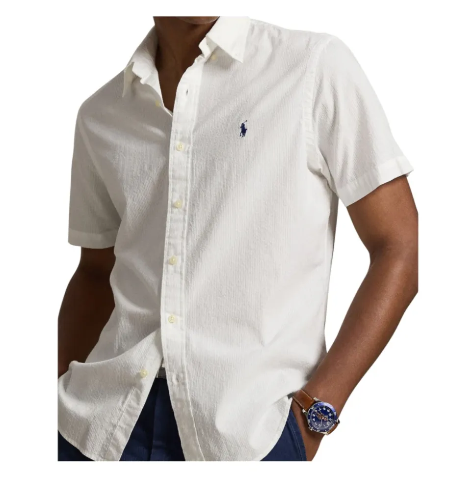 Custom Fit Seersucker Shirt
