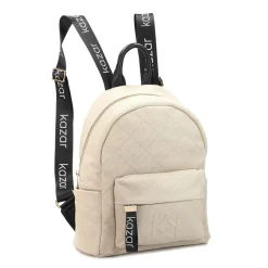 Damen beige und schwarz Rucksack