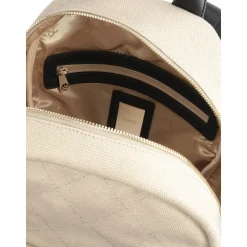 Damen beige und schwarz Rucksack