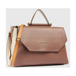 Damen Laptoptasche im Satchel-Stil aus Leder, stoßfest ausgepolstert und RFID-geschützt