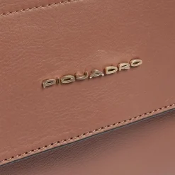 Damen Laptoptasche im Satchel-Stil aus Leder, stoßfest ausgepolstert und RFID-geschützt