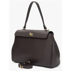 Damen Saddle Brown Satchel Tasche aus Premium Italienischem Leder