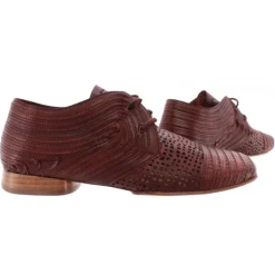 Damen Schuhe iXOS Pasolini Echtes Leder Braun Made In Italy
