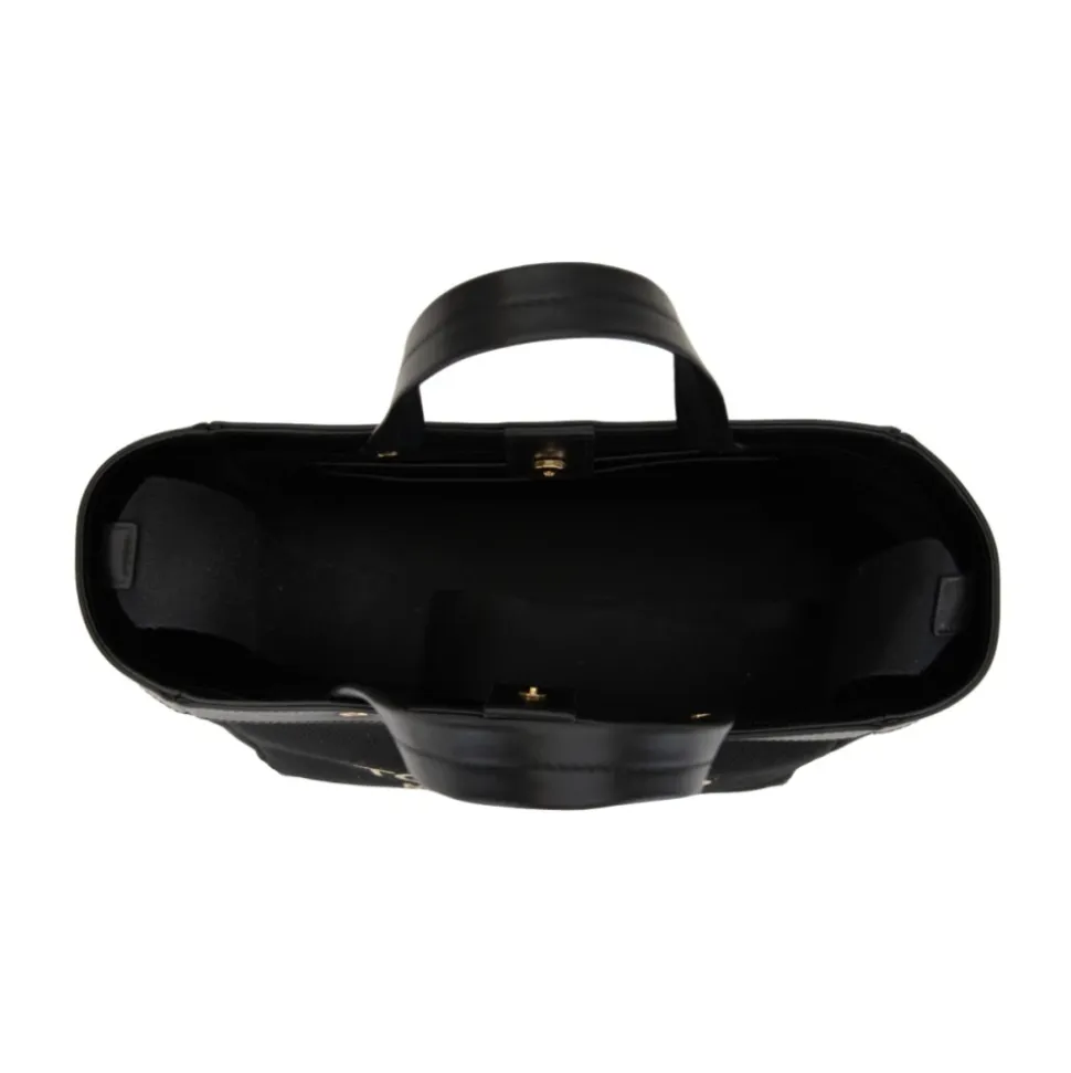 Damen Schultertasche Automatischer Knopf