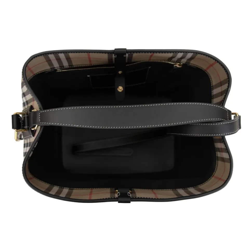 Damen Schultertasche Automatischer Knopf