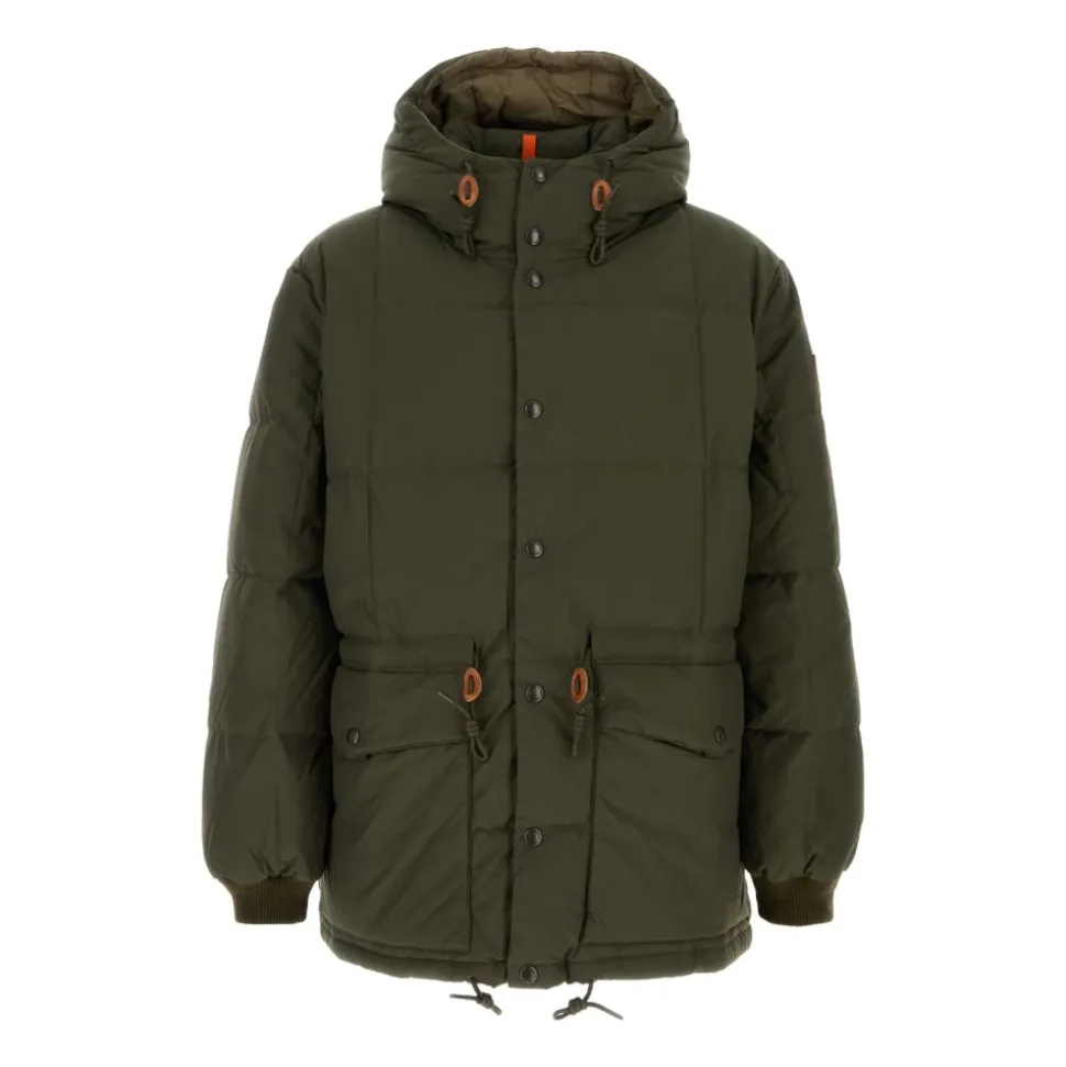 Daunenjacke aus Baumwollmischung