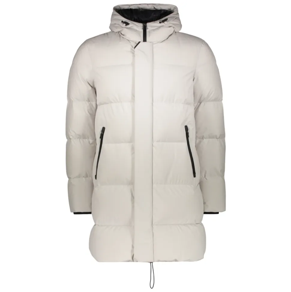 Daunenjacke mit Kapuze und Reißverschluss
