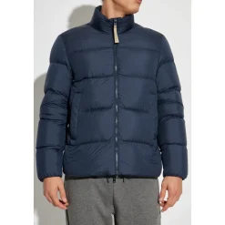 Daunenjacke mit Stehkragen