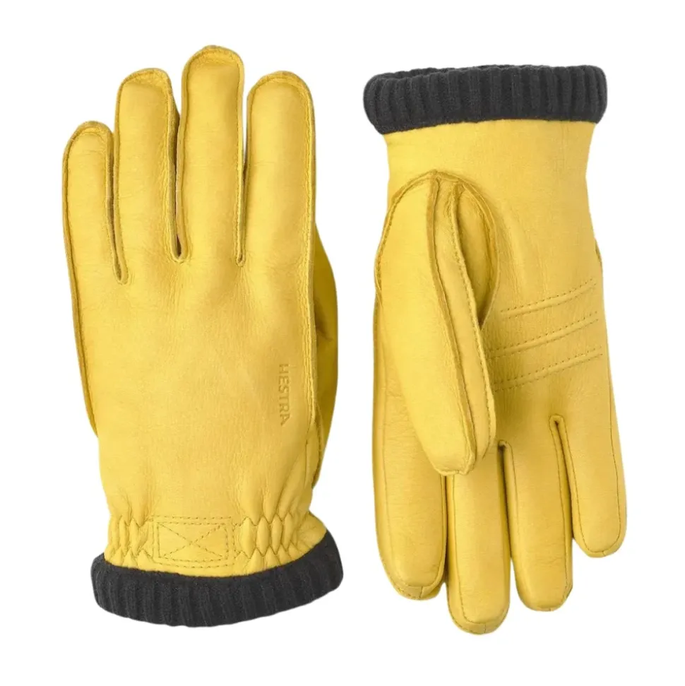 Deerskin Primaloft Rib Handschuhe, Gelb
