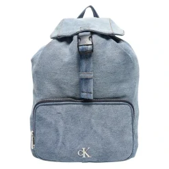 Denim Luna Mini Flap Rucksack