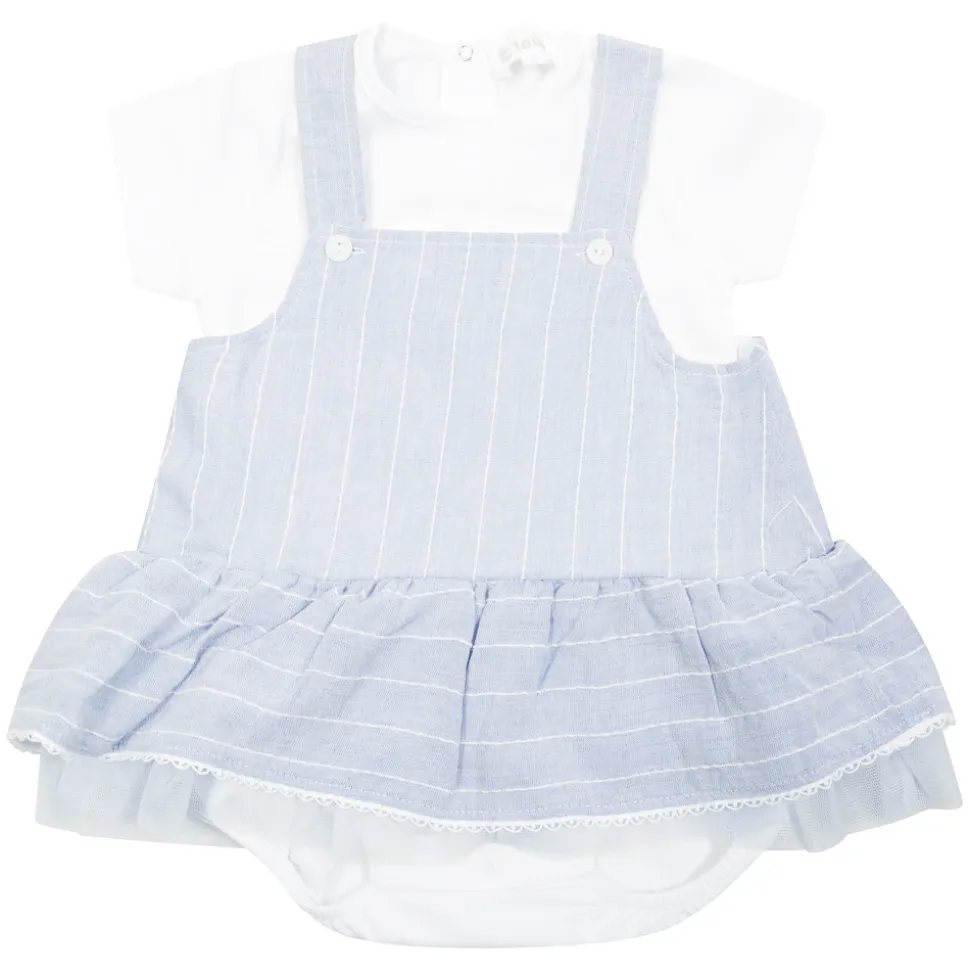 Denim Overall mit T-Shirt Set