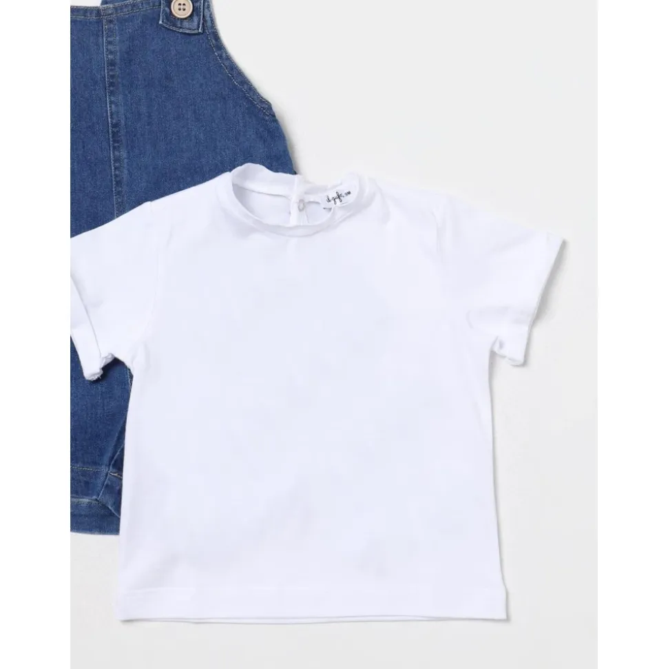 Denim Overalls Set