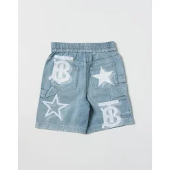 Denim Shorts Star Print