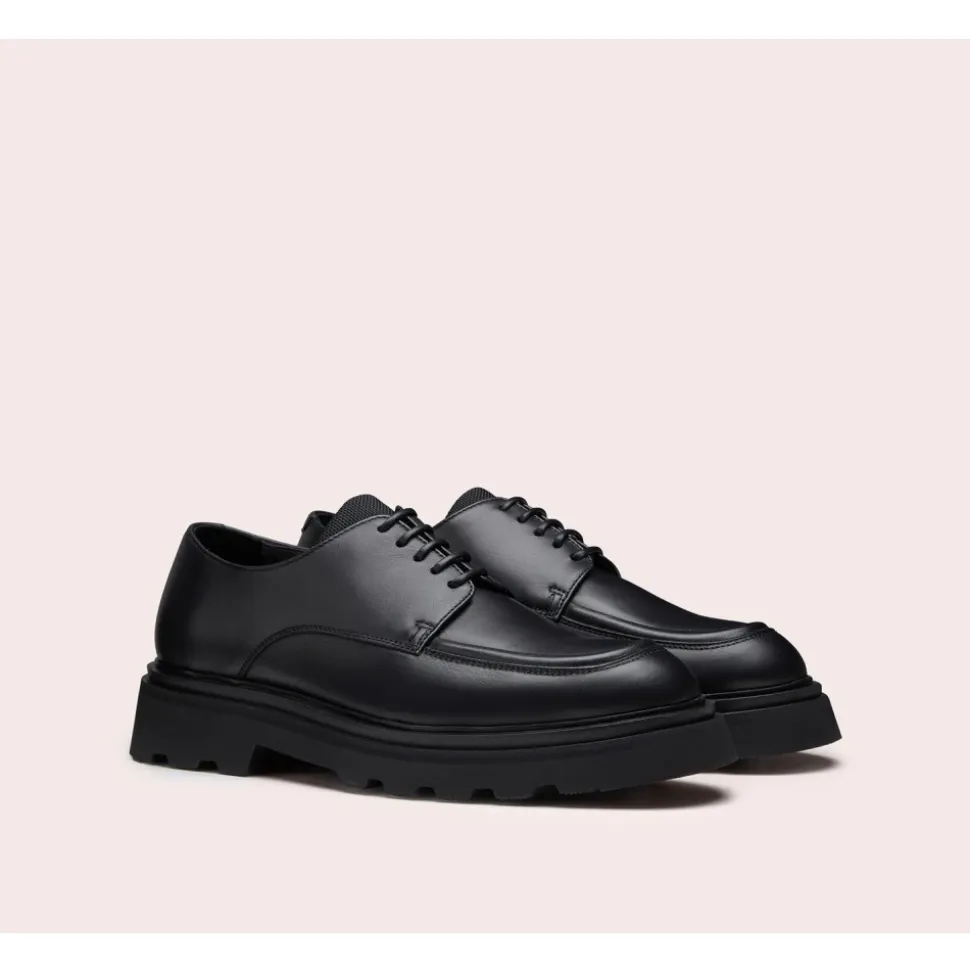 Derby Schuhe aus Leder