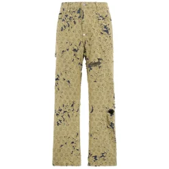Destroyed Beach Boy Fit Jeans Monogram