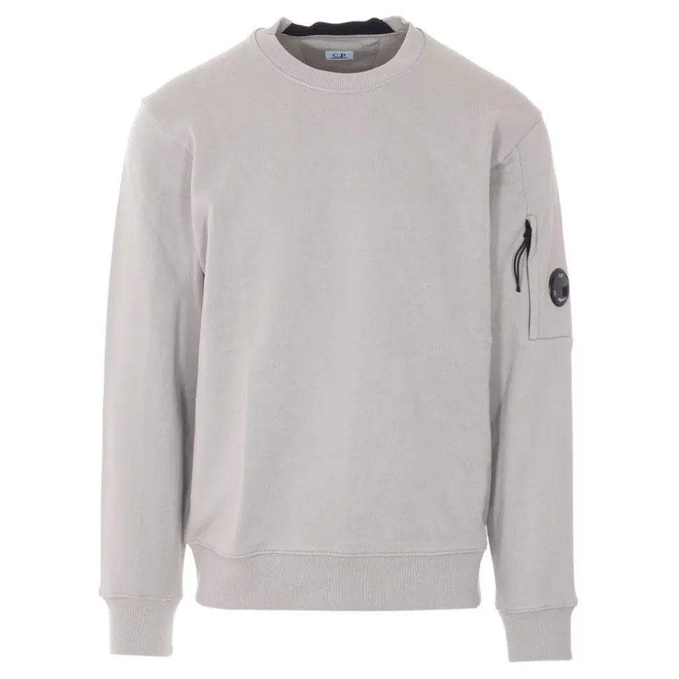 Diagonal Raised Fleece Crewneck