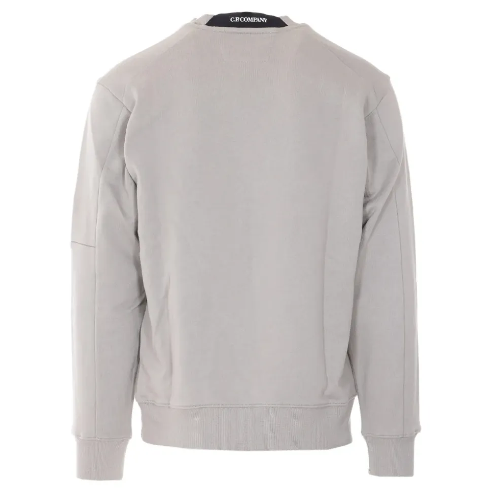 Diagonal Raised Fleece Crewneck