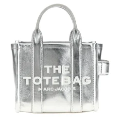 Die metallische Leder Crossbody Tote